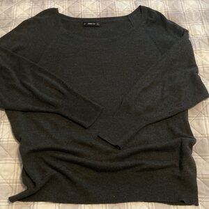 Zara Women's Charcoal Gray Sweater